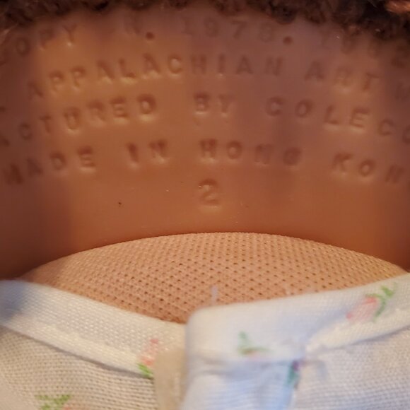 Vintage 1985 Cabbage Patch Kid Brown Hair Brown Eyed Girl.  GUC - Picture 6 of 8